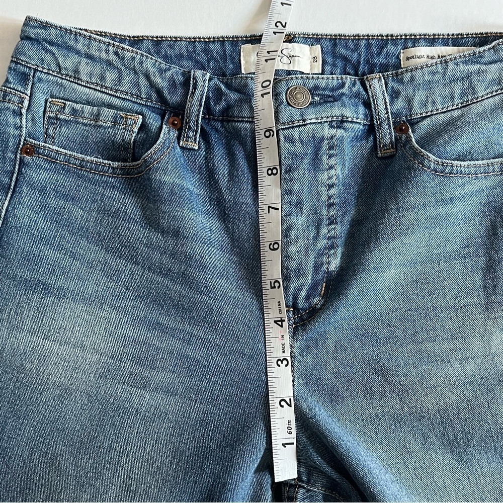 Jessica Simpson Spotlight High rise Straight ankle jeans in lucky star size 28 - Picture 9 of 15